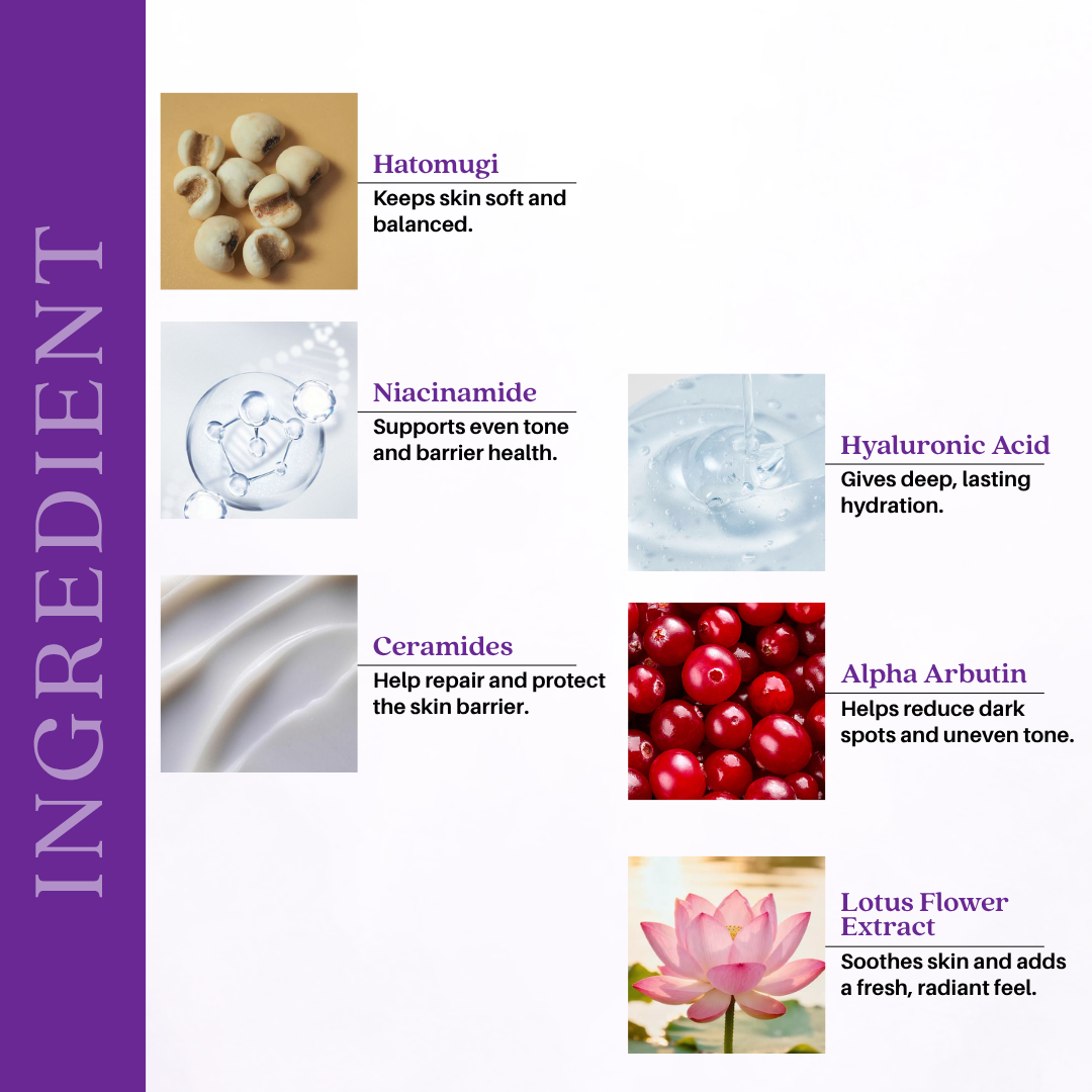 Hatomugi Face Serum Cream