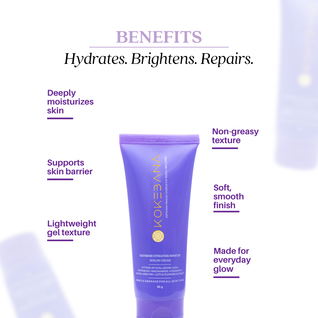 Hatomugi Face Serum Cream